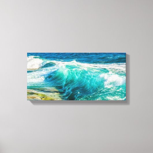 Waves Crashing Leinwand Art (Vorderseite)