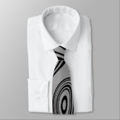 Waves Custom Colors Neck Tie - Grau Krawatte (Gebunden)