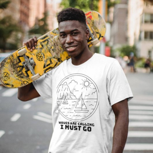 Waves, die ich anrufen muss, müssen im Sommer mini T-Shirt