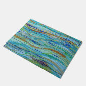 Waves Door Mat Fußmatte (Schrägansicht)