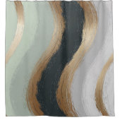 Waves Duschvorhang (Vorderseite)