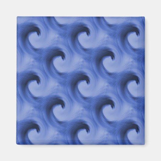 Waves en bleu...... magnet (Vorne)