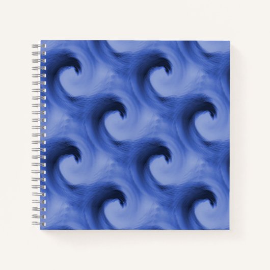 Waves en bleu...... notizblock (Vorderseite)