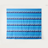 Waves Extra Large Tapestry 88" x 104" Wandteppich (Vorderseite (Horizontal))