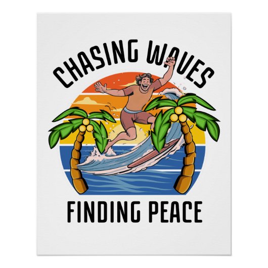 Waves finden Frieden Poster (Vorderseite)