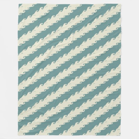 Waves Fleecedecke (Vorderseite)