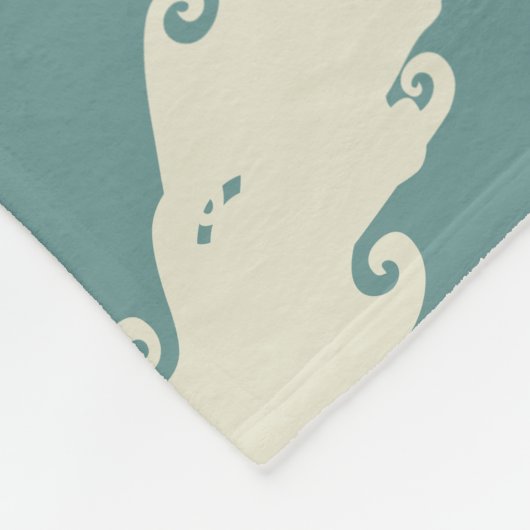 Waves Fleecedecke (Ecke)