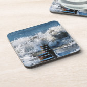 WAVES GETRÄNKEUNTERSETZER (Linke Seite)