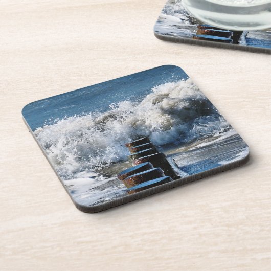 WAVES GETRÄNKEUNTERSETZER (Linke Seite)