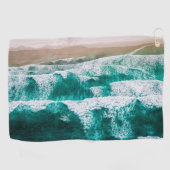 Waves Golfhandtuch (Horizontal)