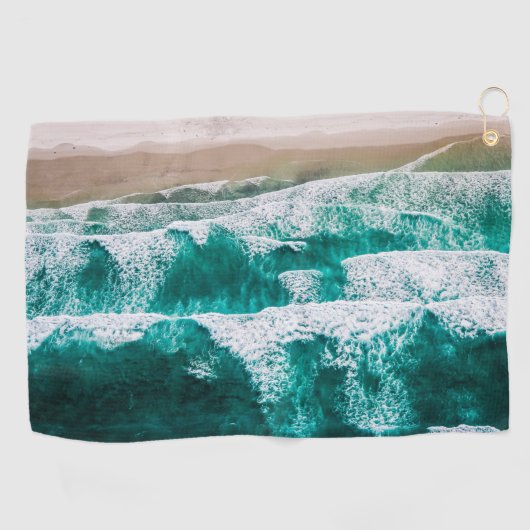 Waves Golfhandtuch (Horizontal)