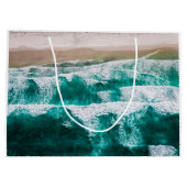 Waves Große Geschenktüte (Rückseite)