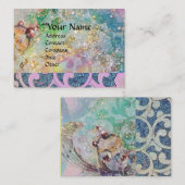 WAVES , hell, lebendig Visitenkarte (Vorne/Hinten)