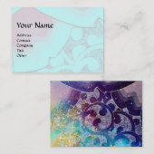 WAVES, hellblau Visitenkarte (Vorne/Hinten)