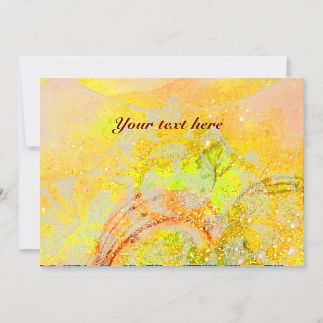 WAVES , hellrot-braun-blaue Glitzern (Vorderseite)