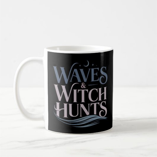 Waves & Hexenjagd Fantasy Readers Beach Hexen Kaffeetasse (Links)