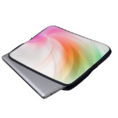 Waves Hintergrundvorlage abstrakt Laptopschutzhülle (Vorne Knopf)