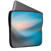 Waves Hintergrundvorlage abstrakt Laptopschutzhülle (Vorne Rechts)
