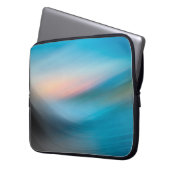 Waves Hintergrundvorlage abstrakt Laptopschutzhülle (Vorderseite Links)
