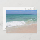 Waves in Cozumel Postkarte (Vorne/Hinten)