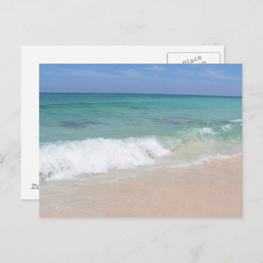 Waves in Cozumel Postkarte (Vorne/Hinten)