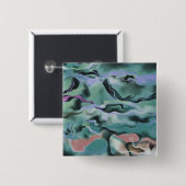 Waves in harmonischer akryllischer Pour Abstrakt A Button (Vorne & Hinten)