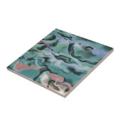 Waves in harmonischer akryllischer Pour Abstrakt A Fliese (Seite)