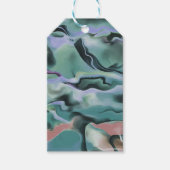 Waves in harmonischer akryllischer Pour Abstrakt A Geschenkanhänger (Vorderseite)