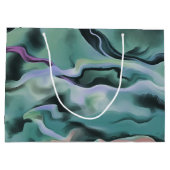 Waves in harmonischer akryllischer Pour Abstrakt A Große Geschenktüte (Rückseite)