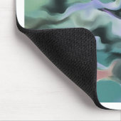Waves in harmonischer akryllischer Pour Abstrakt A Mousepad (Ecke)