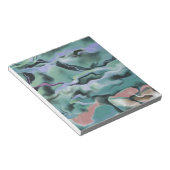 Waves in harmonischer akryllischer Pour Abstrakt A Notizblock (angewinkelt)