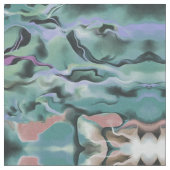 Waves in harmonischer akryllischer Pour Abstrakt A Stoff (Nahaufnahme)