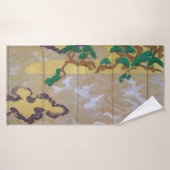 Waves in Matsushima (rechts), Tawaraya Sotatsu Badehandtuch (Badehandtuch)