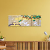 Waves in Matsushima (rechts), Tawaraya Sotatsu Leinwanddruck (Insitu (Wohnzimmer))