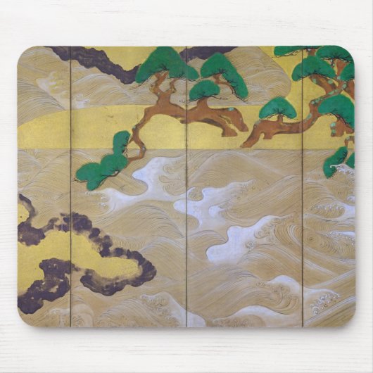 Waves in Matsushima (rechts), Tawaraya Sotatsu Mousepad (Vorne)