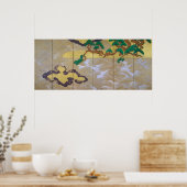 Waves in Matsushima (rechts), Tawaraya Sotatsu Poster (Küche)