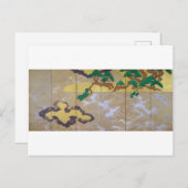 Waves in Matsushima (rechts), Tawaraya Sotatsu Postkarte (Vorne/Hinten)