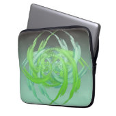 Waves in Wirbel Laptopschutzhülle (Vorderseite Links)