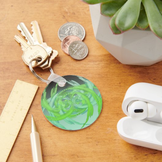 Waves in Wirbel Schlüsselanhänger (Schreibtisch)