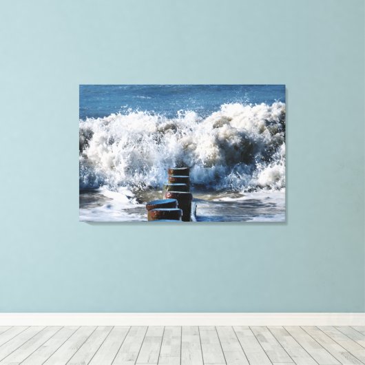 WAVES LEINWANDDRUCK (Insitu (Holzboden))