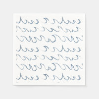 Waves Minimal Abstrakte Hand Drawn Scandi Muster