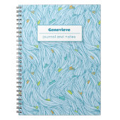 Waves mit BootsNotebook Notizblock (Vorderseite)