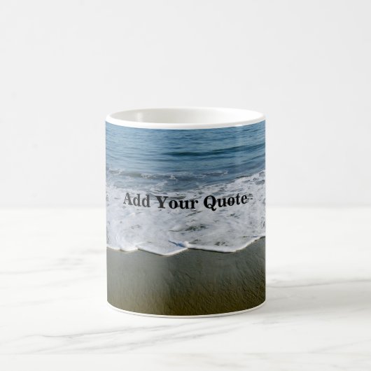 Waves mit individuellem Angebot Kaffeetasse (Mittel)