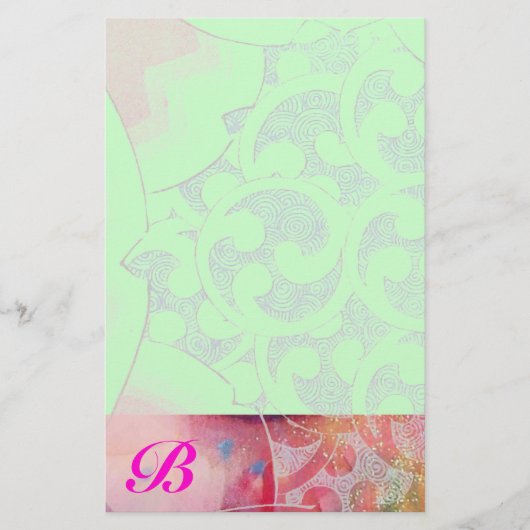 WAVES Monogram Briefpapier (Vorderseite)