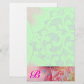 WAVES Monogram Briefpapier (Vorne/Hinten)