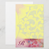 WAVES Monogram Briefpapier (Vorne/Hinten)