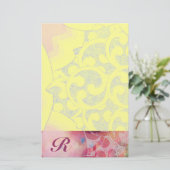 WAVES Monogram Briefpapier (Stehend Vorderseite)