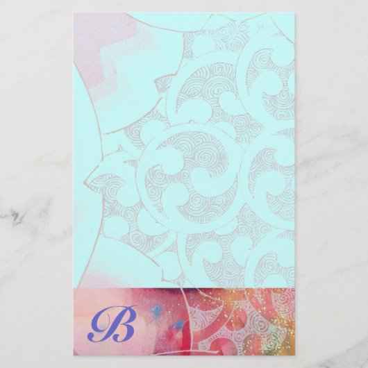 WAVES Monogram Briefpapier (Vorderseite)
