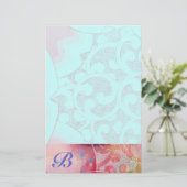 WAVES Monogram Briefpapier (Stehend Vorderseite)