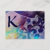 WAVES Monogram Visitenkarte (Rückseite)